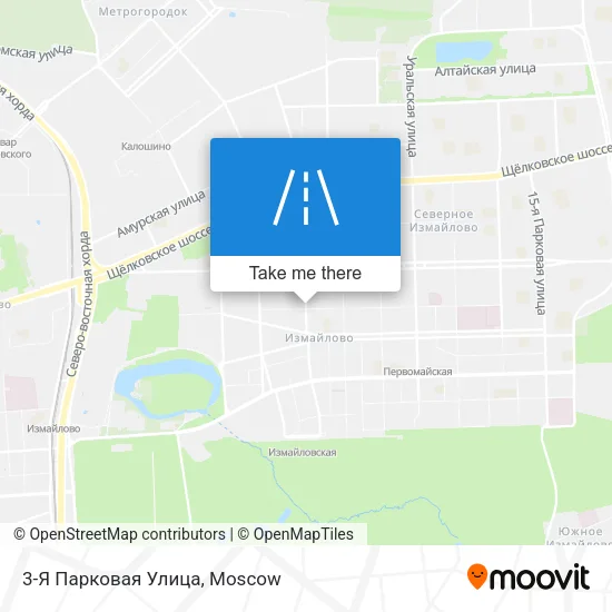 3-Я Парковая Улица map