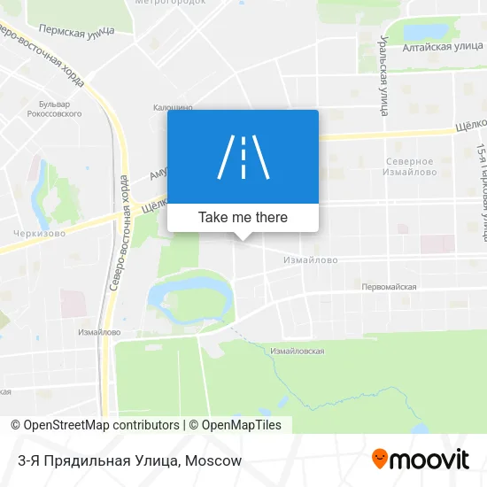 3-Я Прядильная Улица map