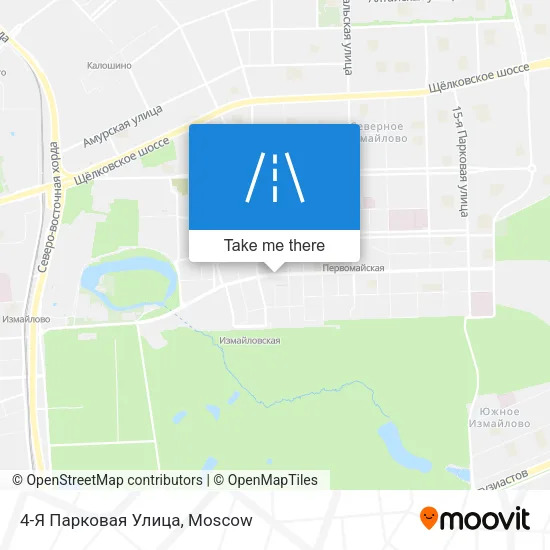 4-Я Парковая Улица map