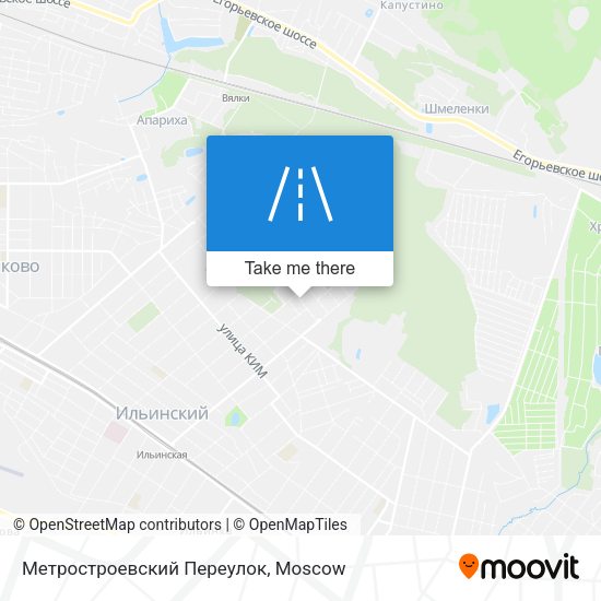 Метростроевский Переулок map