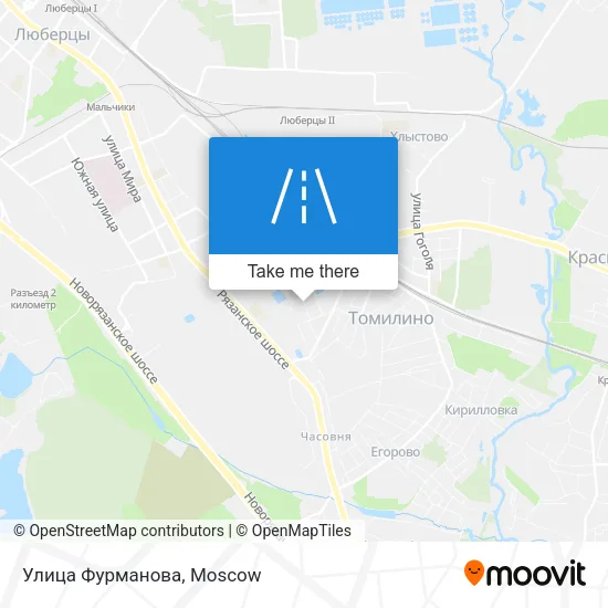 Улица Фурманова map