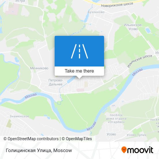 Голицинская Улица map