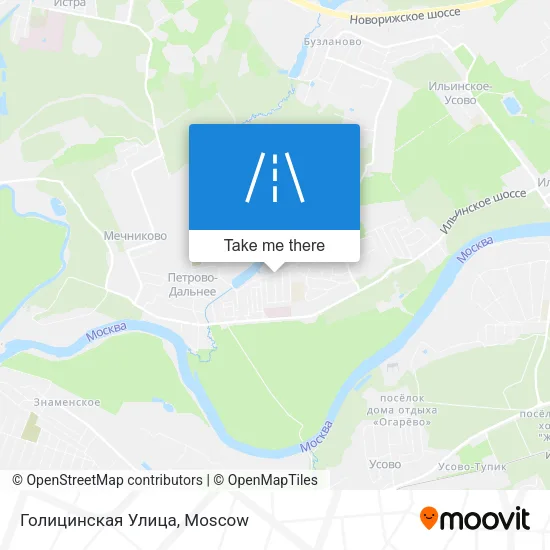 Голицинская Улица map