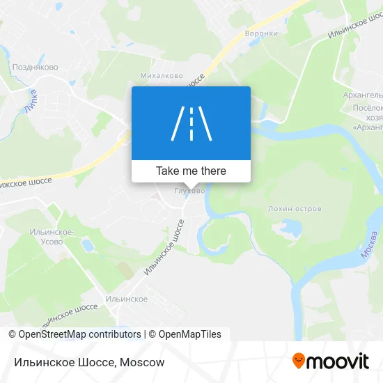 Ильинское Шоссе map