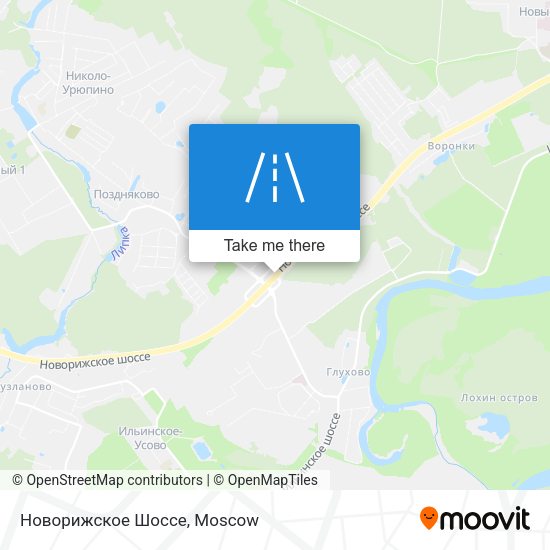 Новорижское Шоссе map