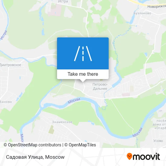 Садовая Улица map