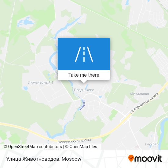 Улица Животноводов map
