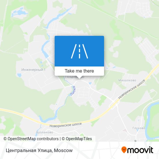 Центральная Улица map