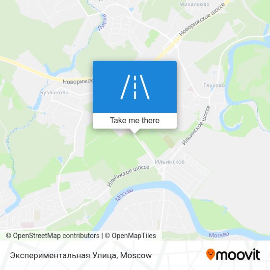 Экспериментальная Улица map