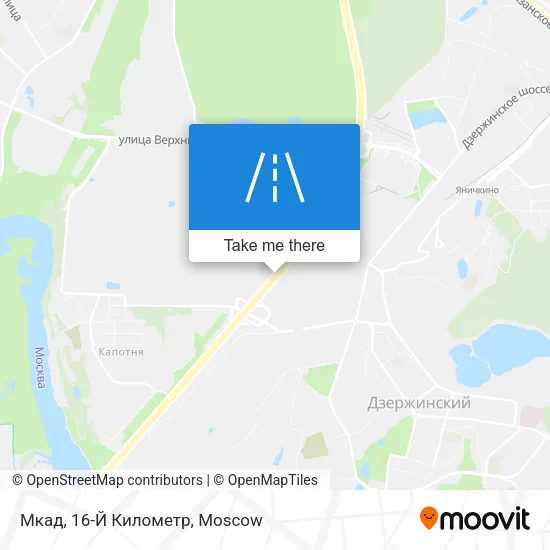 Мкад, 16-Й Километр map