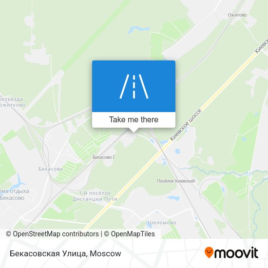 Бекасовская Улица map