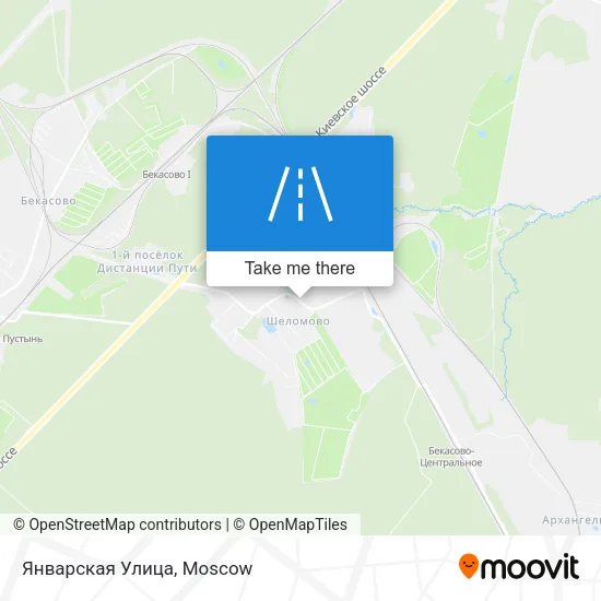 Январская Улица map