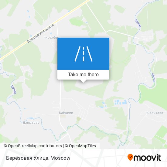 Берёзовая Улица map