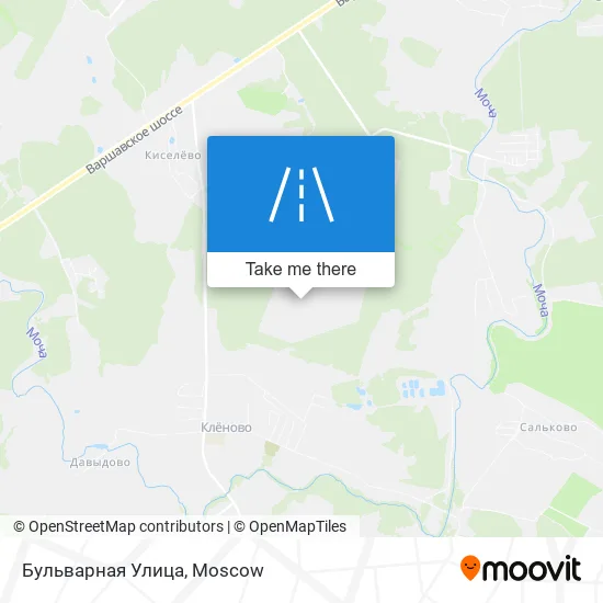 Бульварная Улица map