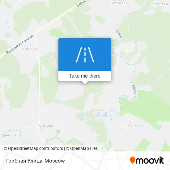 Грибная Улица map