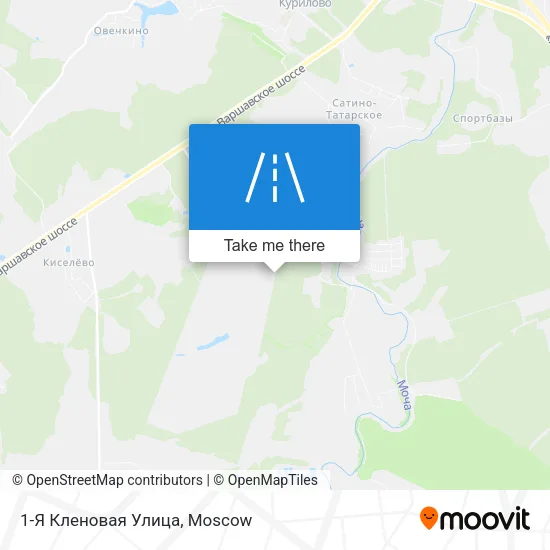 1-Я Кленовая Улица map