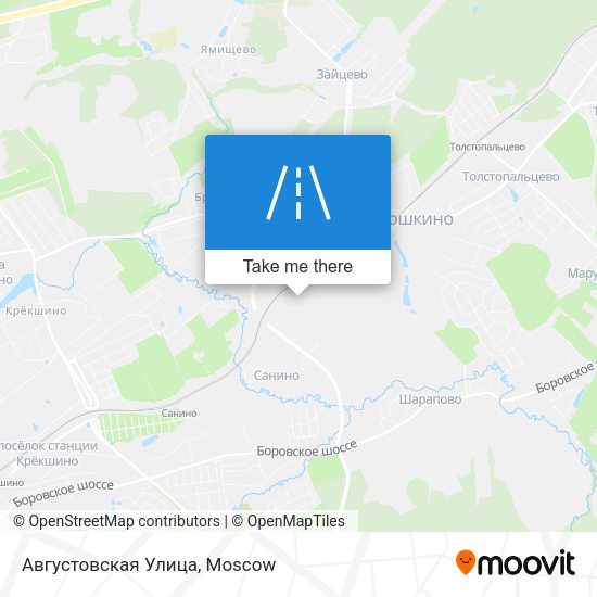 Августовская Улица map