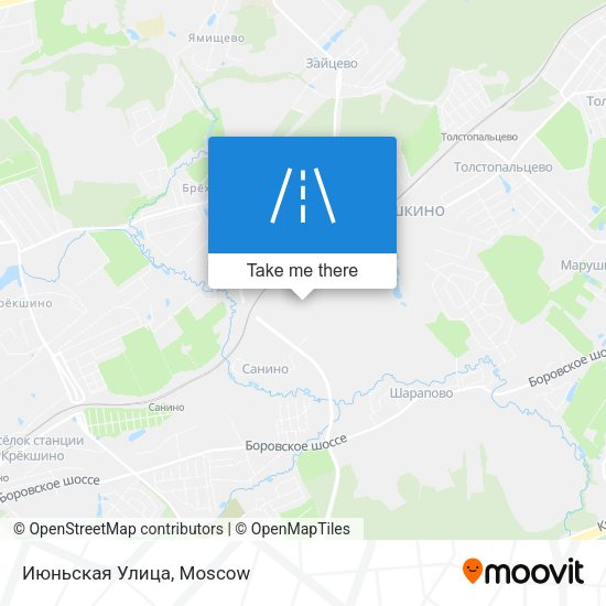 Июньская Улица map