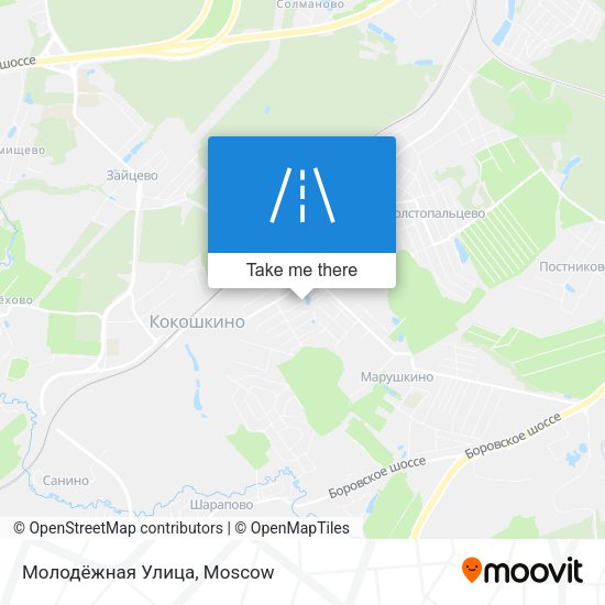 Молодёжная Улица map