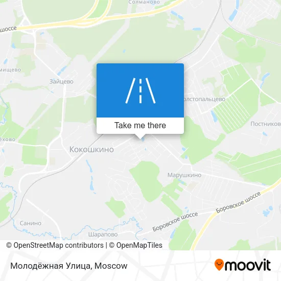 Молодёжная Улица map