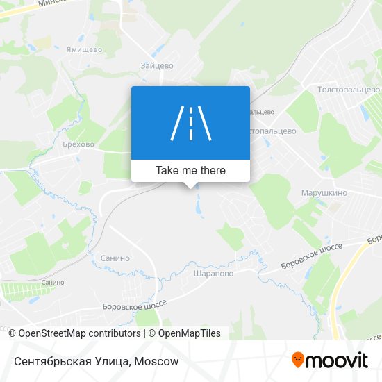 Сентябрьская Улица map