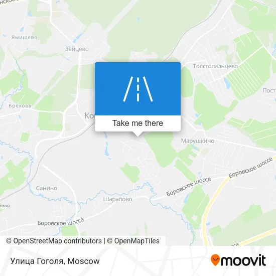 Улица Гоголя map