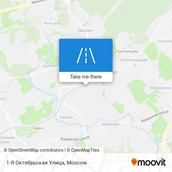 1-Я Октябрьская Улица map