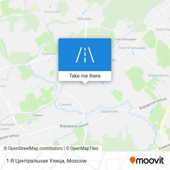1-Я Центральная Улица map