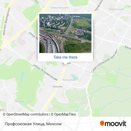 Профсоюзная Улица map