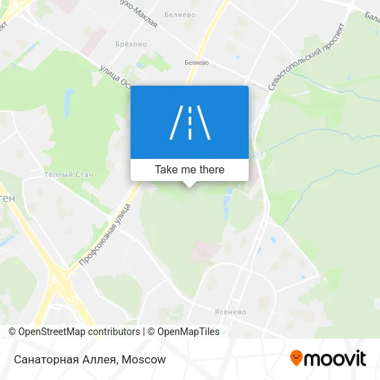 Санаторная Аллея map