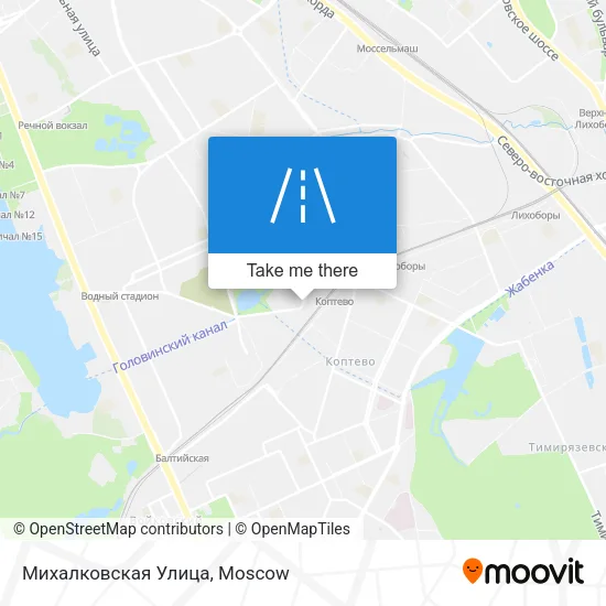 Михалковская Улица map