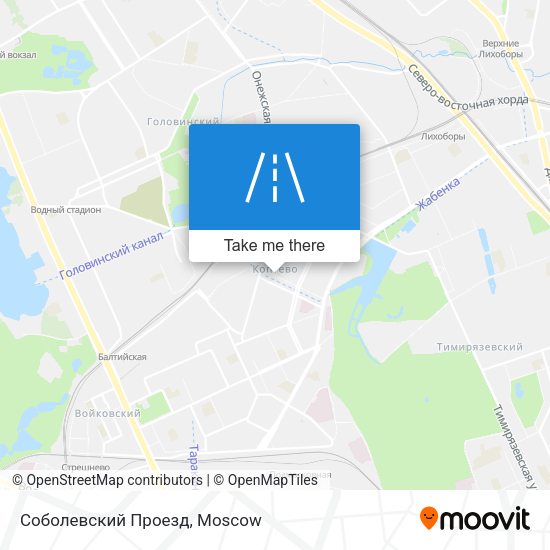 Соболевский Проезд map