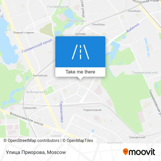 Улица Приорова map