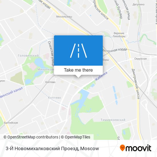 3-Й Новомихалковский Проезд map