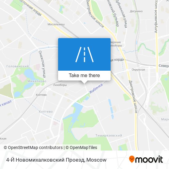 4-Й Новомихалковский Проезд map