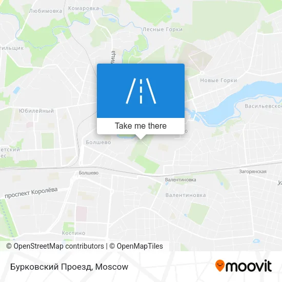 Бурковский Проезд map