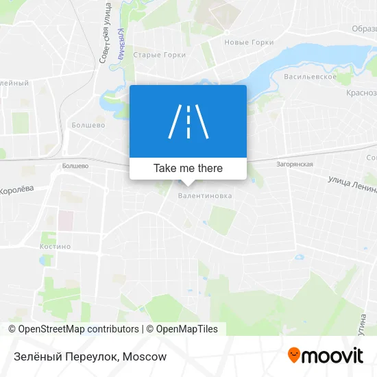 Зелёный Переулок map
