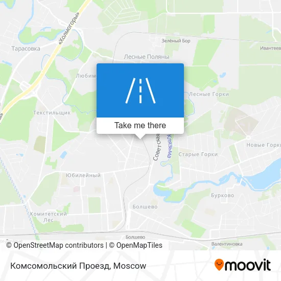 Комсомольский Проезд map