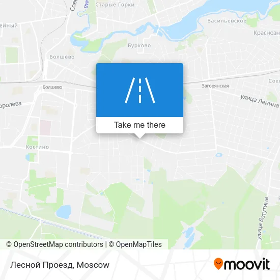 Лесной Проезд map
