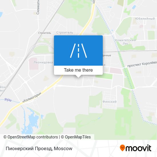 Пионерский Проезд map