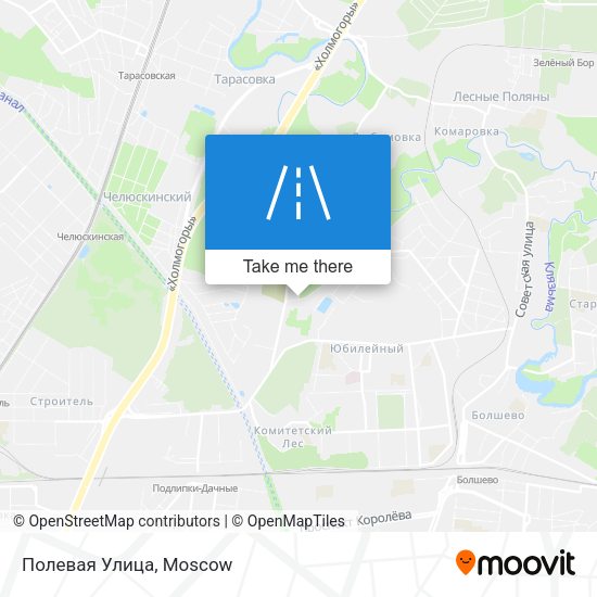 Полевая Улица map