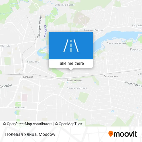 Полевая Улица map