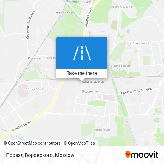 Проезд Воровского map