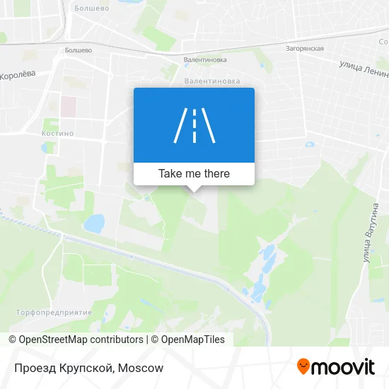 Проезд Крупской map