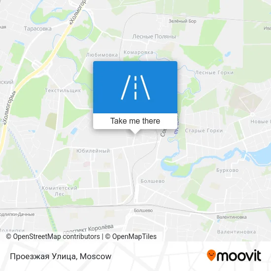 Проезжая Улица map