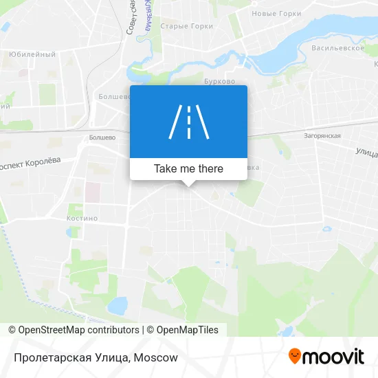 Пролетарская Улица map