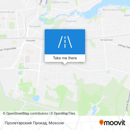 Пролетарский Проезд map