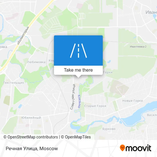 Речная Улица map