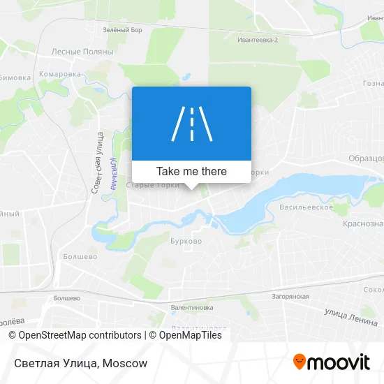 Светлая Улица map