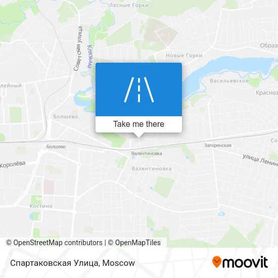 Спартаковская Улица map
